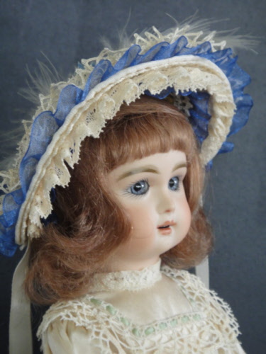 Ancien Chapeau De Poupée Bleuette En Paille - France